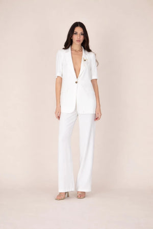 Wide - Leg Tailored Pants – Panna - ELLY