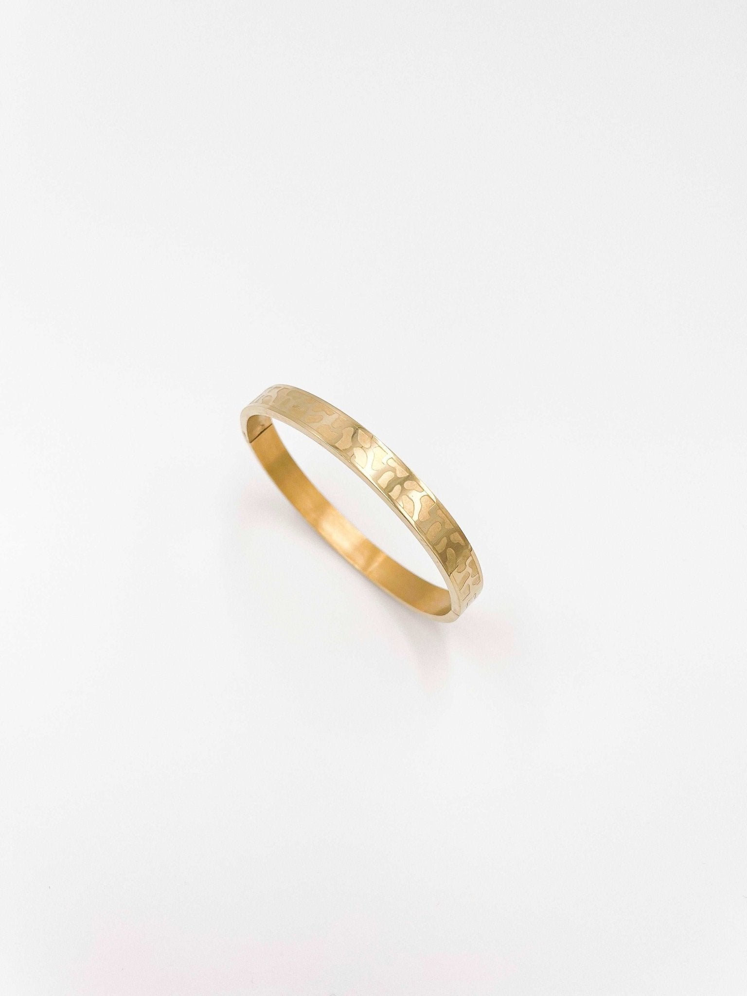 18 karat gold plated stainless bracelet - ELLY