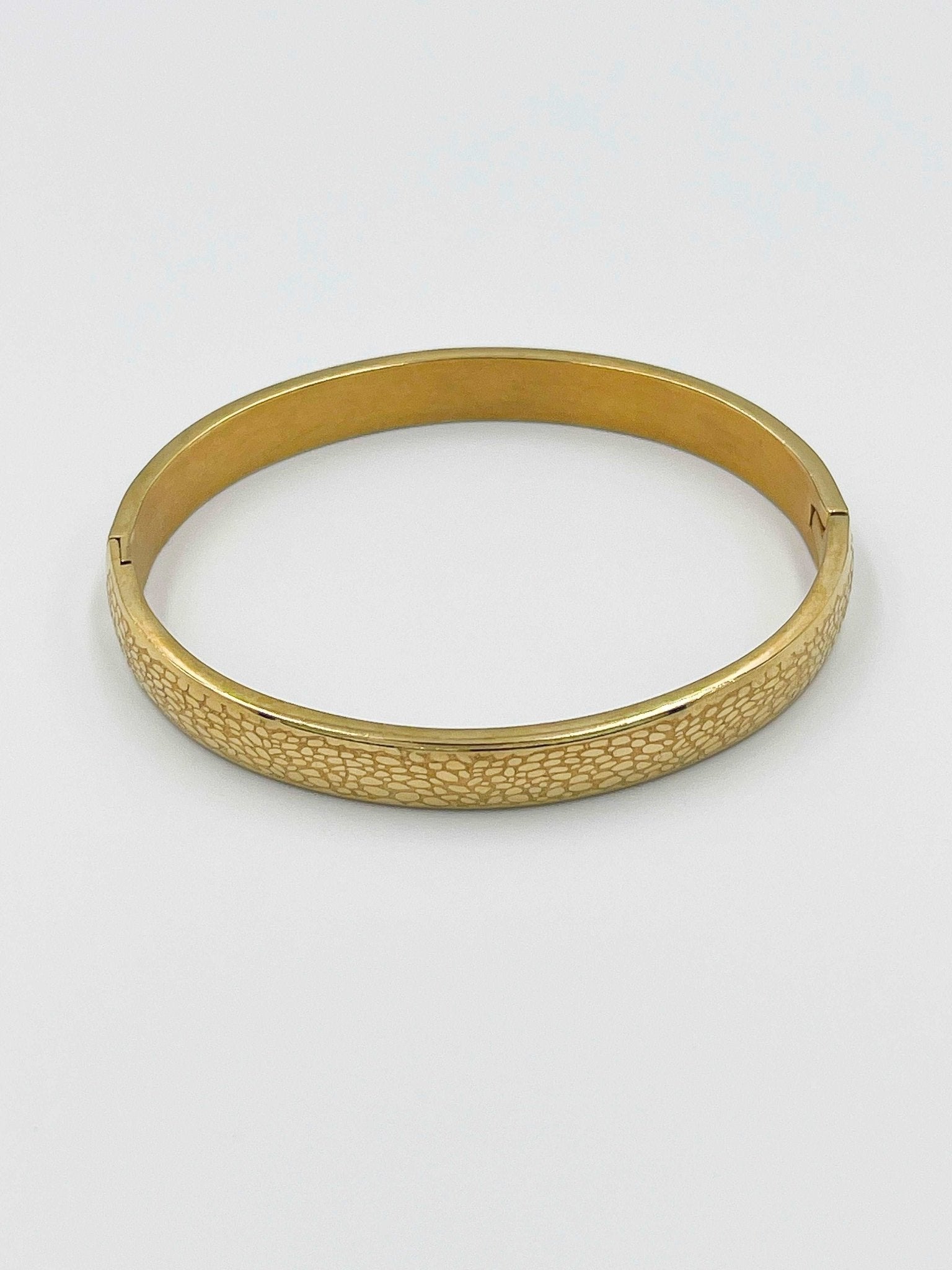 18 karat gold plated stainless bracelet - ELLY