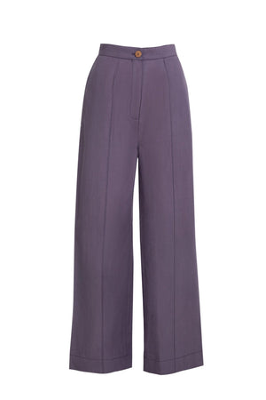 Grey Lilac Pants - ELLY