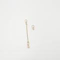 Pink Ornament 18-Karat Gold-Plated Brass Earrings - ELLY