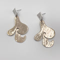 Rhodium Coated Copper Earrings - ELLY